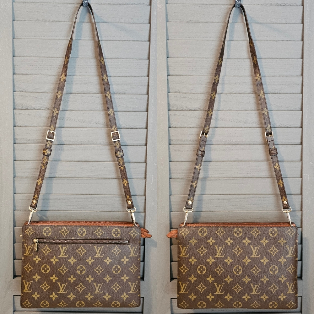 Authentic LOUIS VUITTON Monogram Enghien Shoulder Crossbody Bag - Picture 3 of 16